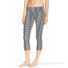 အမျိုးသမီးများကြံ့ခိုင်ရေး Capris Yoga Pants Leggings ထုံးစံ